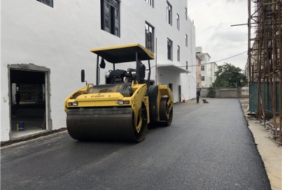 工业园区路面施工